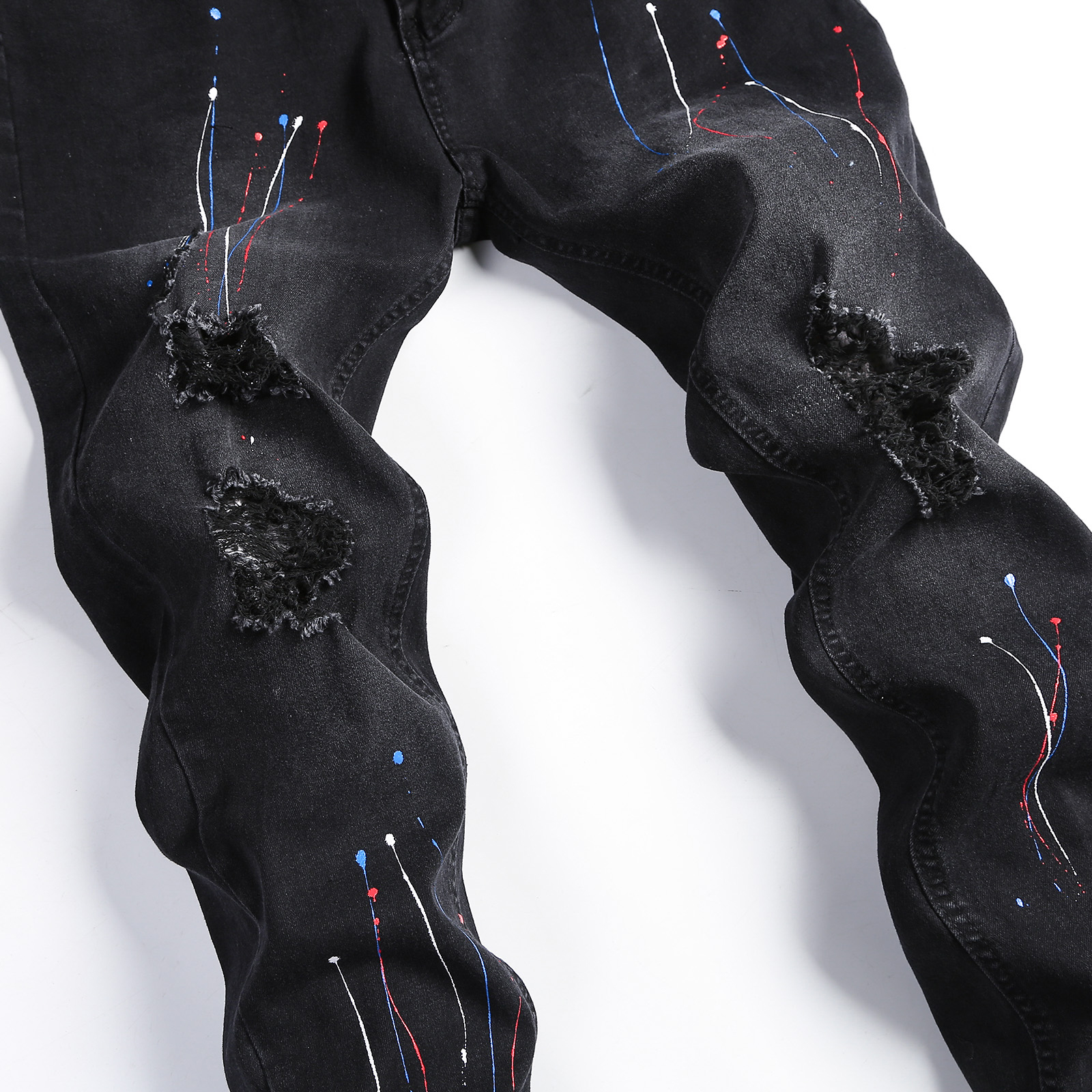 2022-quente-2-estilos-dos-homens-grande-bolso-cal-as-de-brim-magros-z-per-de-5