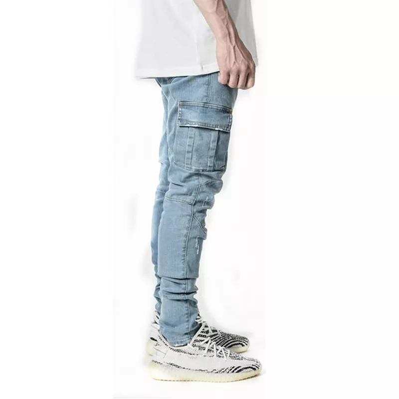 Cal-as-casuais-de-algod-o-denim-cal-as-de-brim-multi-bolso-carga-cal-as-3