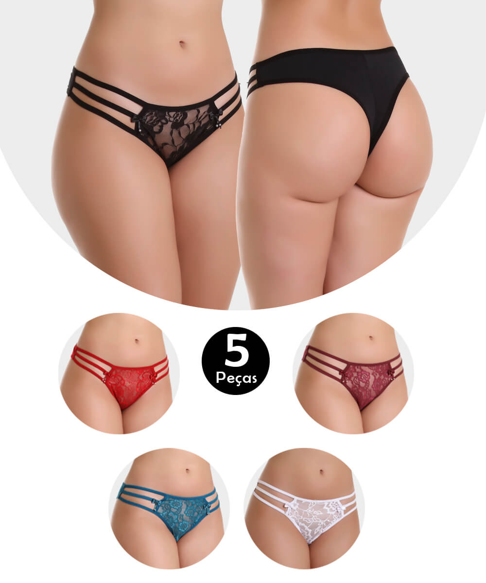 Kit-5-Calcinha-IMI-Lingerie-Tanga-Fio-Dental-Em-Microfibra-E-Renda-Rubi