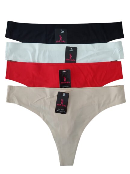 Kit-5-Calcinhas-Tanga-Fio-Dental-Sem-Costura-Microfibra-Importada-Luxo-Confort-vel