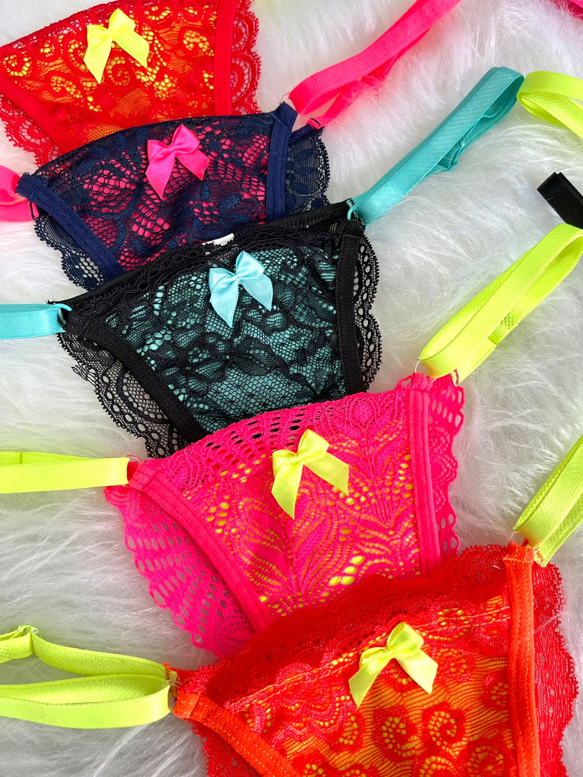 Kit-5-Tangas-Fio-Dental-Arco-res-Regulagem-Calcinha-Neon-Bicolor-String-Tamanho-nico-Sexy-Ajust-5