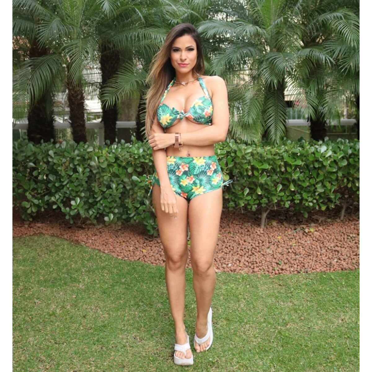 RIKINTE-Biquini-Cintura-Alta-com-Bojo-Estampa-Verde-Ver-o-de-C-s-Alto-Sunquini-Shortinho-3