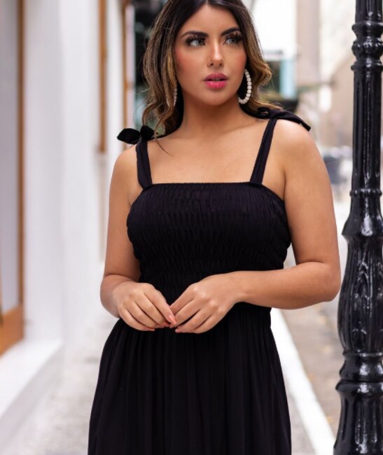 Vestido-Longo-Em-Lastex-Com-Al-a-Em-Tiras-De-Amarra-4