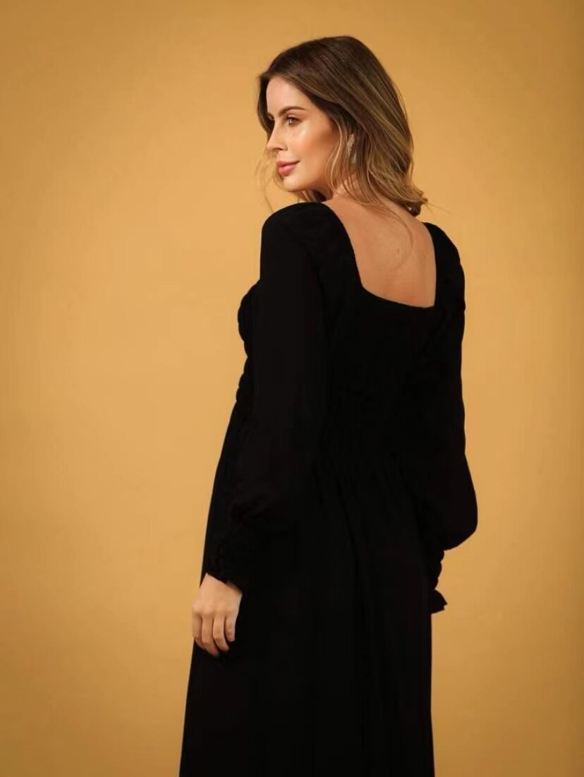 Vestido-Longo-Manga-Longa-Flare-Elastex-Ciganinha-Novidade-3