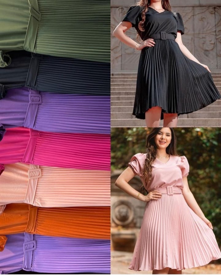 vestido-feminino-mid-gode-com-cinto-manga-curta-tecido-crepe-moda-blogueira-tend-ncia